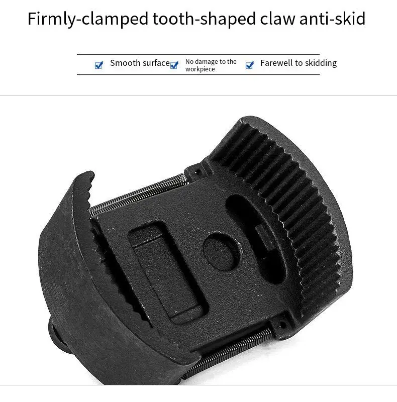 Универсальный Регулируемый ключ для масляного фильтра с двумя зажимами 60-80 мм