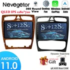 Автомагнитола для Mercedes Benz C-Class W203 C200 C320 C350 CLK W209 2002-2005 GPS навигация 4G WIFI 2 Din Android 10 DVD