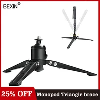bexin monopod foot support tripod universal professional monopod base bracket video camera stand mount adapter for dslr monpod
