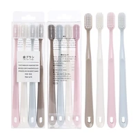 4pcset adult soft bristle toothbrush soft toothbrush tooth brush travel toothbrushes oral health care factory wholesale
