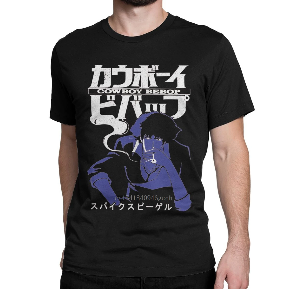 

Men Enjoystick Cowboy Bebop T Shirts Anime Japan Harajuku 100% Cotton Clothes Fashion Short Sleeve O Neck Tees Printed T-Shirt