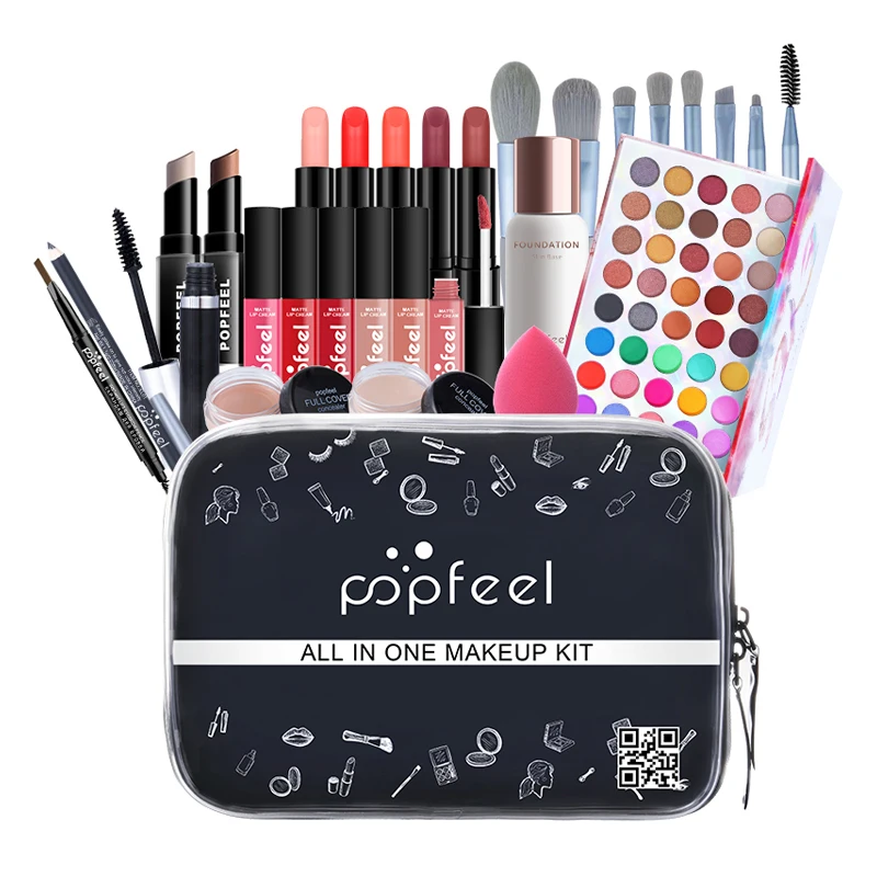 

Makeup Set Makeup Gift Professional Charming Trending Makeup Set With Cosmetic Bag Mascara Cosmetics Versatile Cosmetic Bag