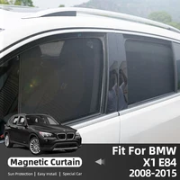 For BMW X1 E84 2008-2015 Car Curtain Window Sunshade Covers Magnetic Sun Shade Visor Solar Protection Auto Accessories Interior