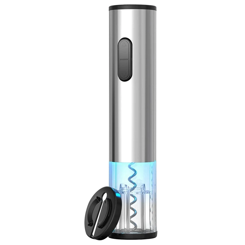 

BEAU-Electric Wine Opener, Battery Operated Electric Wine Bottle Opener With Foil Cutter, Wine Bottle Corkscrew Opener