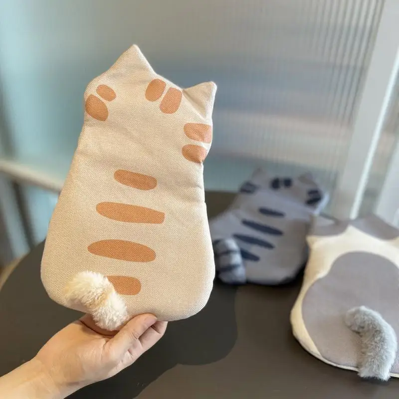

1 пара симпатичных перчаток для микроволновой печи с изображением кошки термоизоляционные плотные перчатки для защиты от ожогов для кухни выпечки устойчивые к высоким температурам