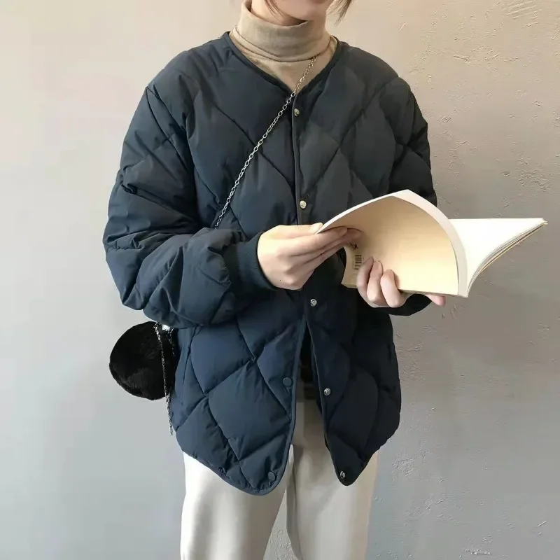 Зимняя женская куртка на хлопковой подкладке осенняя новая корейская