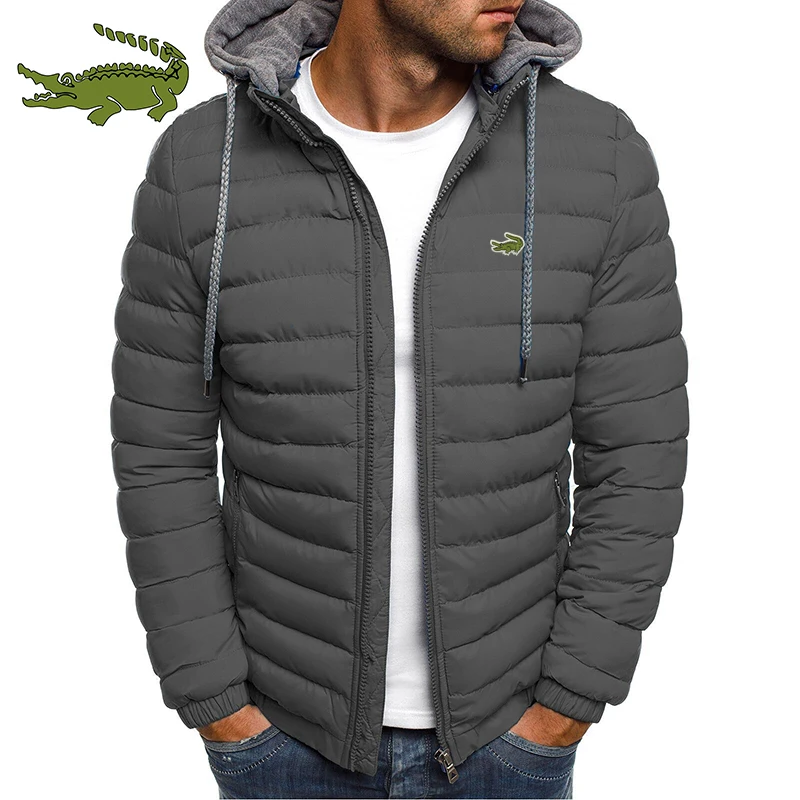 

Men's Embroidered Cartelo Jacket Hot Selling Fashion Casual Hooded Windproof Cotton Thick Insulation Windproof Outdoor Baseball