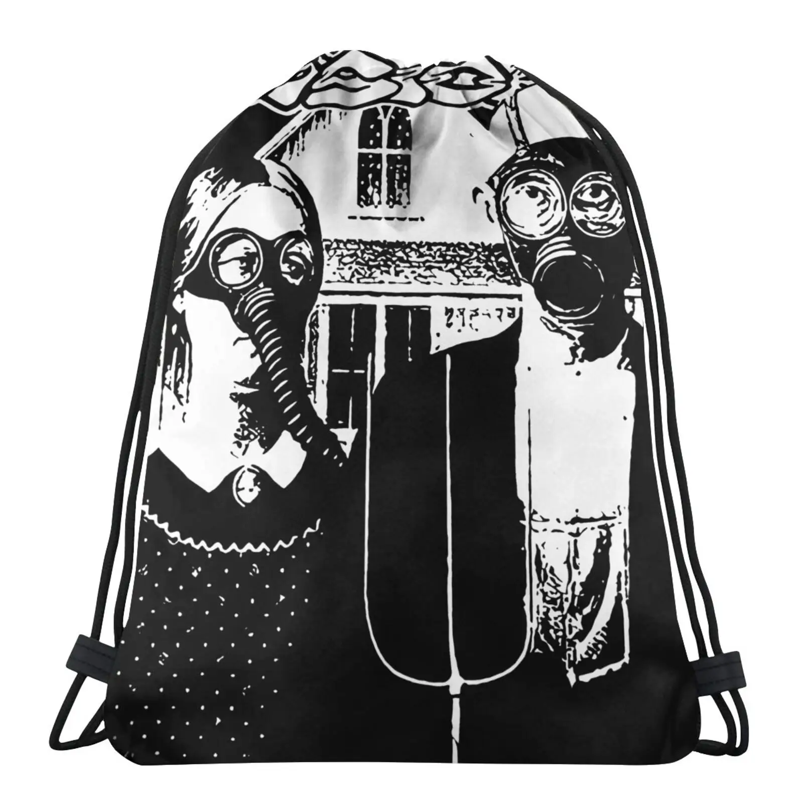 

Полоса Dystopia, все сумки для мужчин, рюкзак на заказ, холщовый рюкзак в готическом стиле, сумка на заказ, сумки на шнурке, рюкзак с шнурком