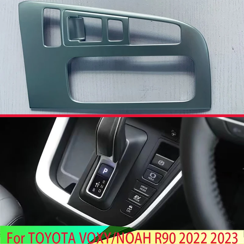

For TOYOTA VOXY/NOAH R90 2022 2023 Car Accessories ABS Chrome Gear Shift Panel Center Console Cover Trim Frame