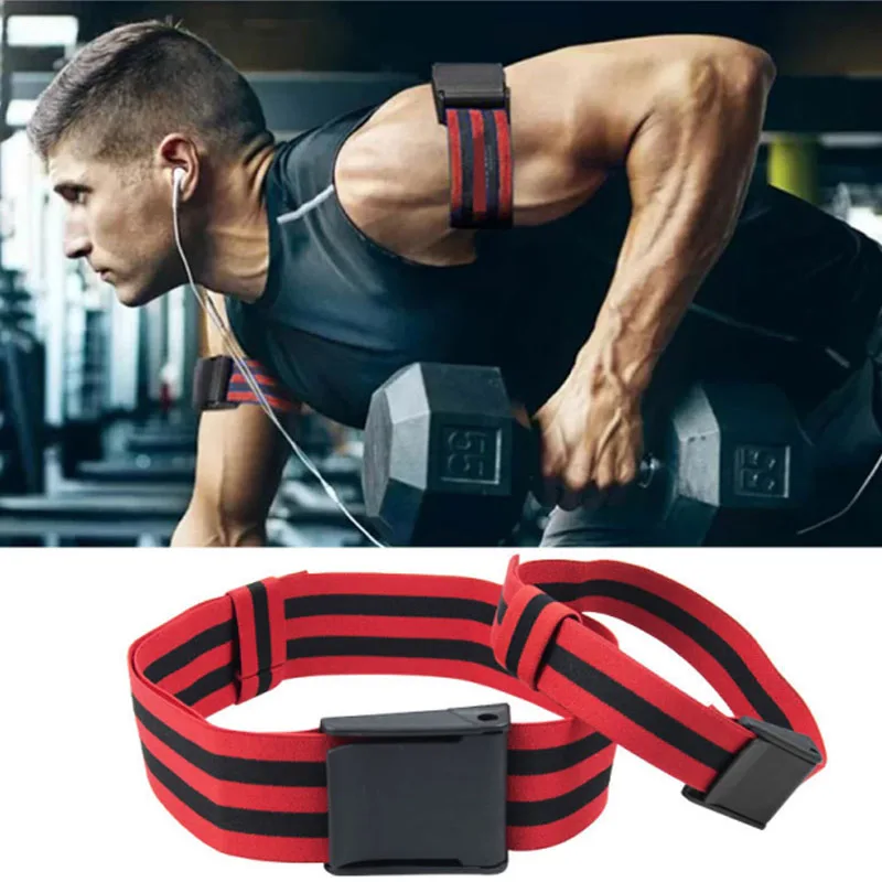 

Fitness Occlusion Bands Weight Bodybuilding Blood Flow Restriction Bands Arm Leg Elastic Wraps Fast Muscle Growth Gym Equipment