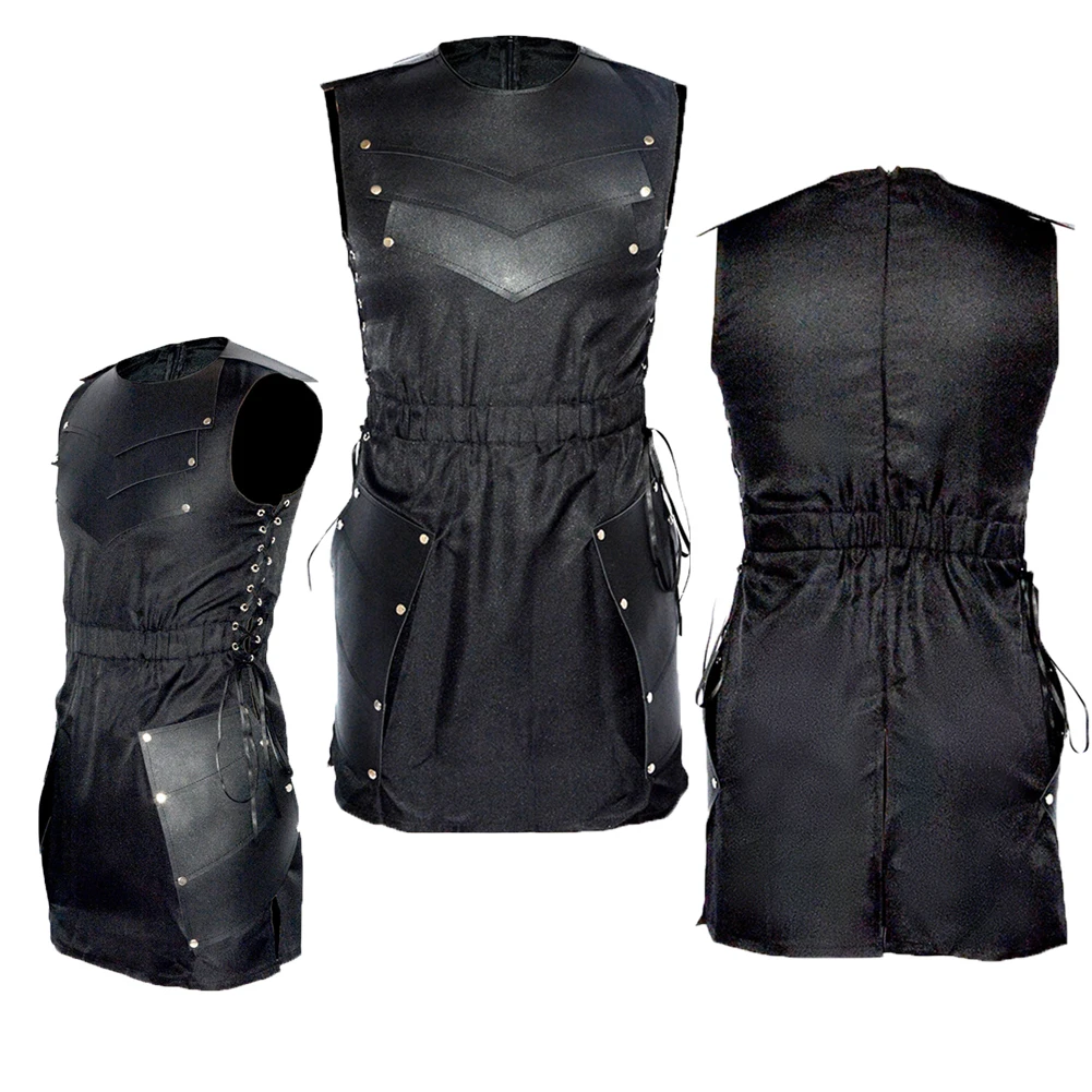 

Мужской кожаный жилет Cos в средневековом стиле с пиратским викингом