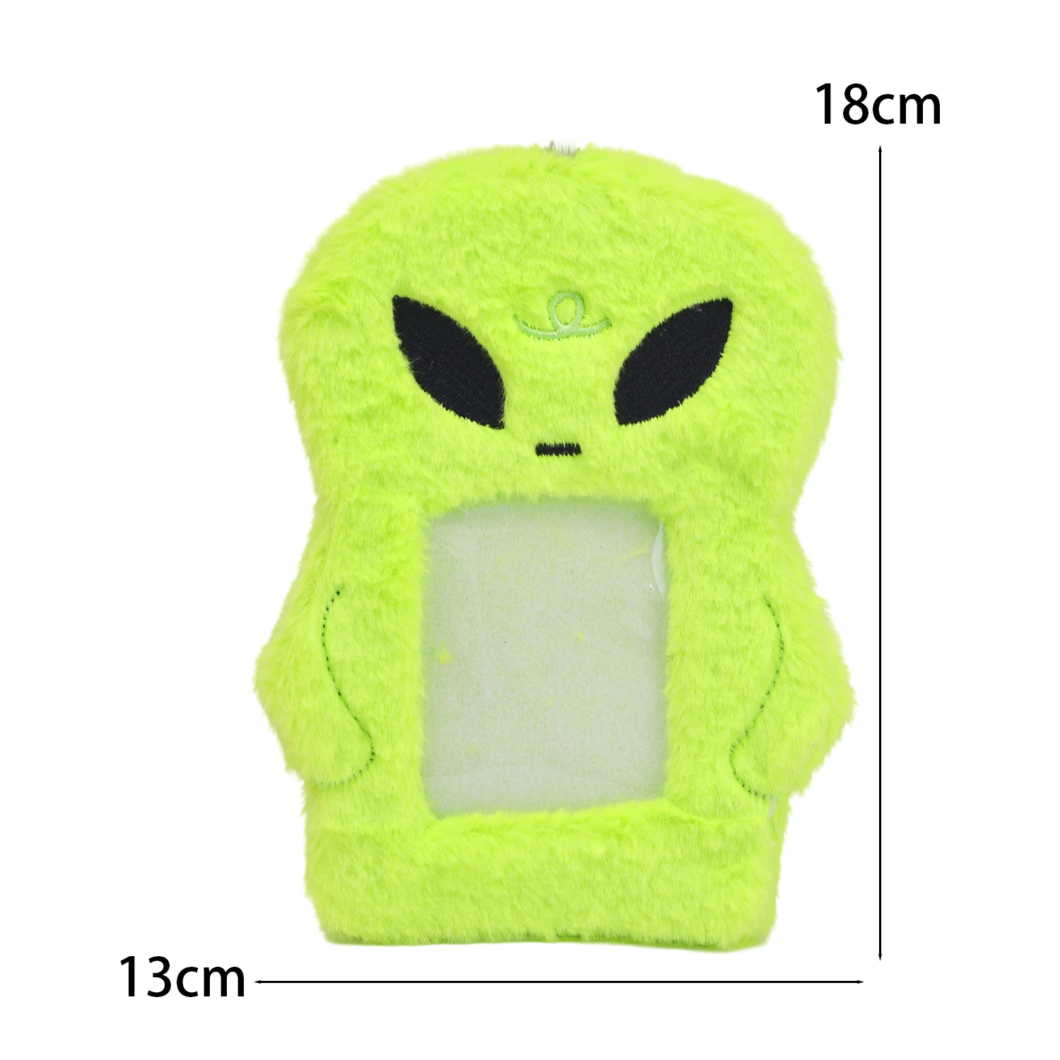 

1 шт., плюшевый чехол для карт с изображением инопланетянина, рюкзак с подвеской, 3 дюйма, Kpop Idol Polaroid, чехол для хранения фотографий, удостоверения личности, кредитной карты, защитный чехол от царапин