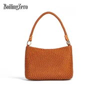 woven leather tote mini bags wallet hobo bags leather handbag women luxury designer spring summer trending products party bags