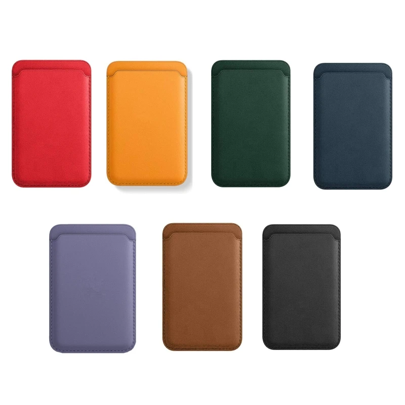 

L5YA Wallet Card Holder Phone Accessories PU Leather Cards Pocket for Women