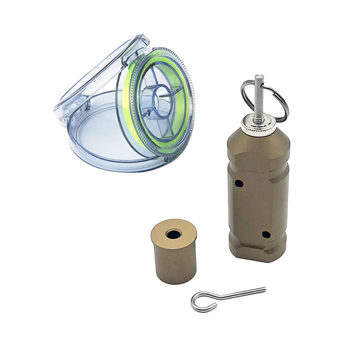 

Perimeter Trip Alarm Kit 360º Loud Sound Early Warning Security System for Camping and Security Property Safety(E)