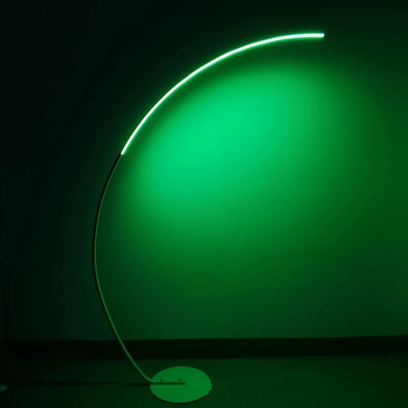 Нордическая Напольная Лампа в форме дуги современный светодиодный светильник с