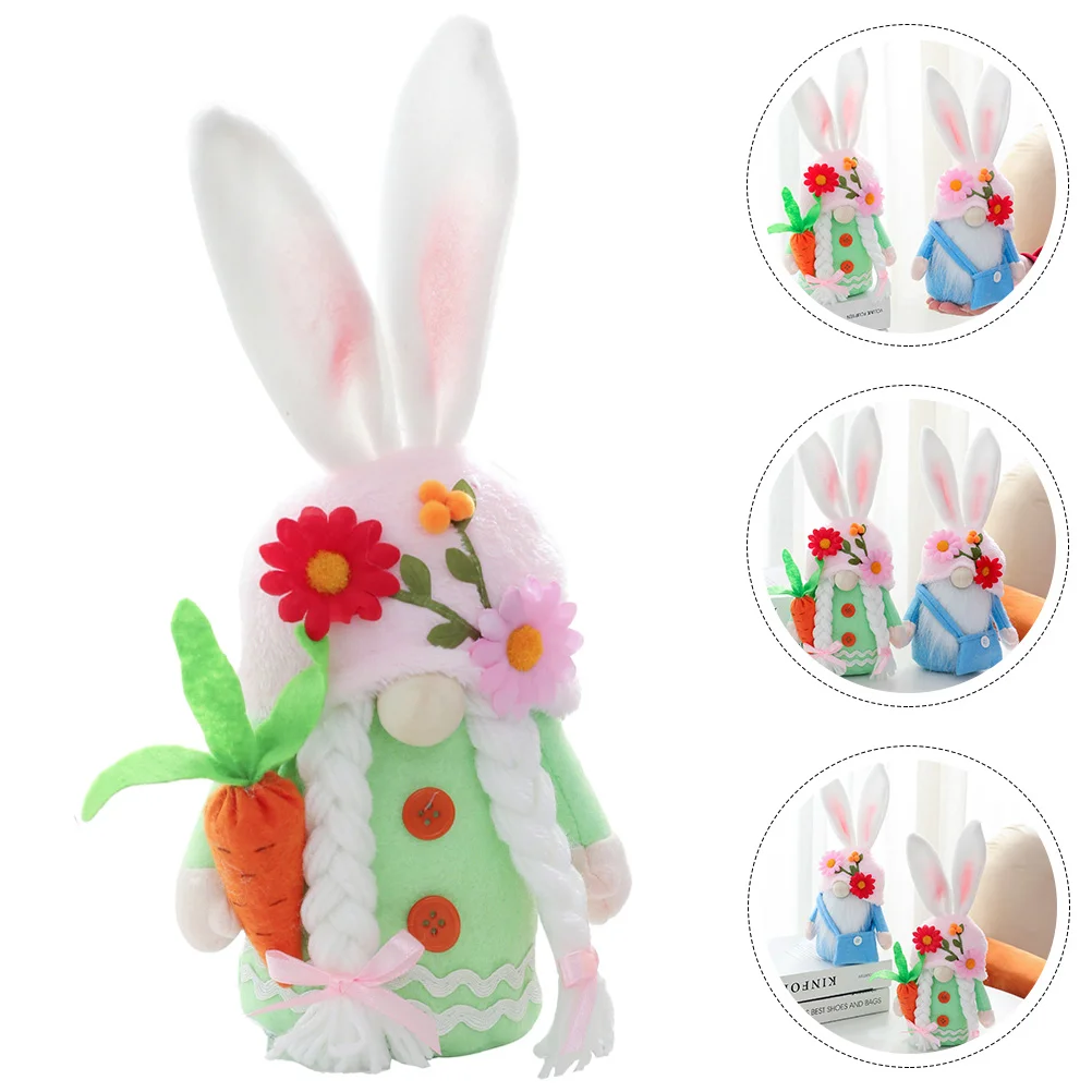 

Stuffed Adorable Stuffed Bunny Gnome Decoration Faceless Plush Gnome