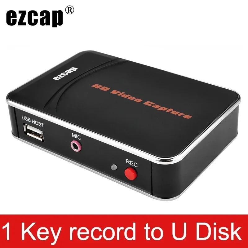 

EZCAP 280HD HDMI Game Capture Card Video Record Box 1080P 30fps Игровой рекордер для Xbox PS3 PS4 MIC Вход, к USB-диску, нет необходимости ПК