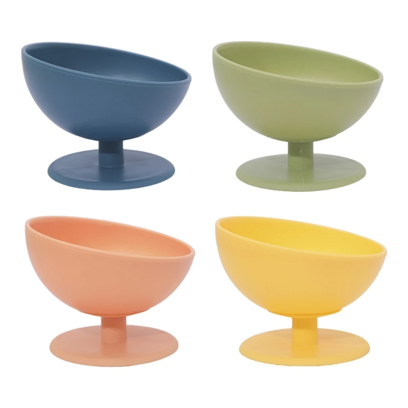 

Pet Dishes Bowls Single for Cats Small Dog & Water Bowl 4 Option Tilted Elevated- Bowl Protect Pet Spine Dropship