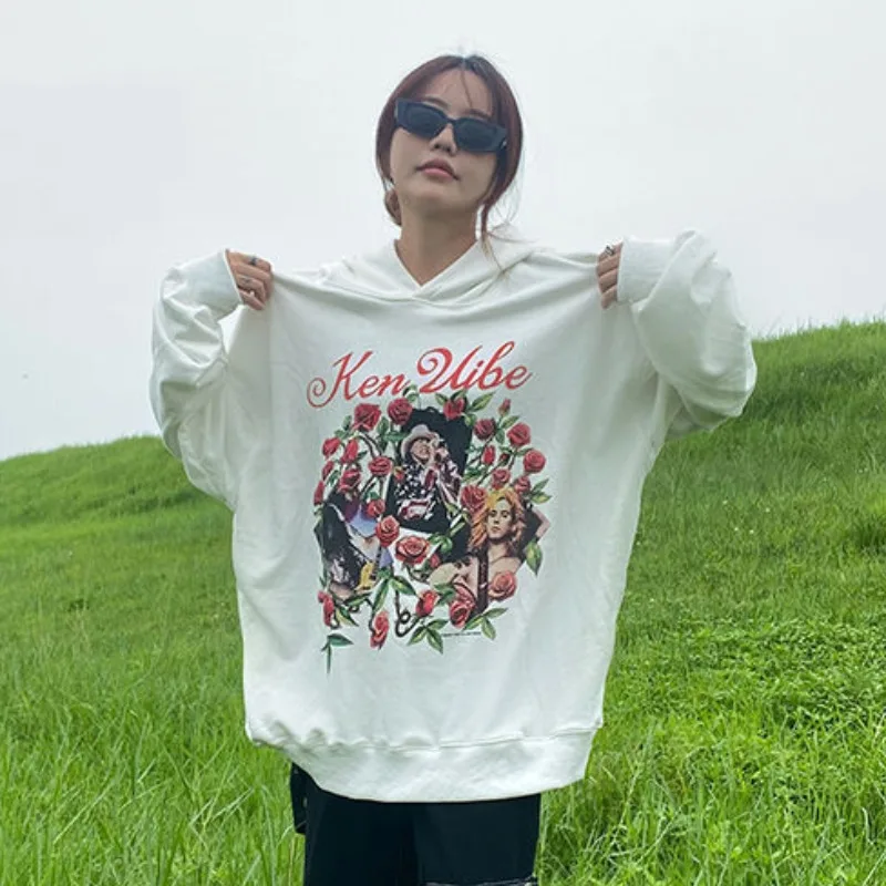 Осень-зима 2024 новый пуловер с капюшоном в стиле вестерн толстовка верхняя одежда