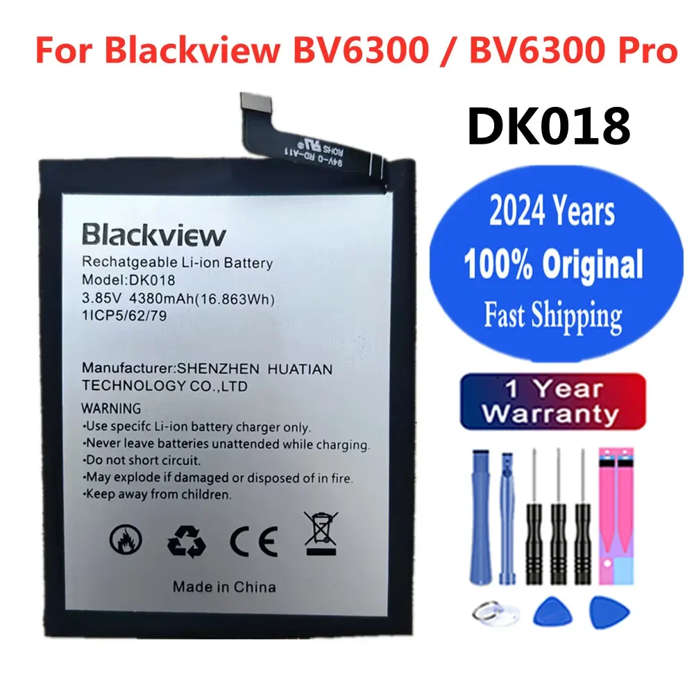 Новинка 2024 года 100% оригинальный аккумулятор DK018 4380 мАч для Blackview BV6300 Pro/BV6300 BV6300Pro