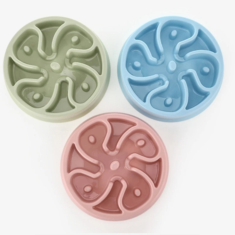 

Fun Slow Feeder Dog Bowl Anti-Gulping Dog Slow Feeder Stop Bloat Water Bowl Durable Preventing Choking Bowl