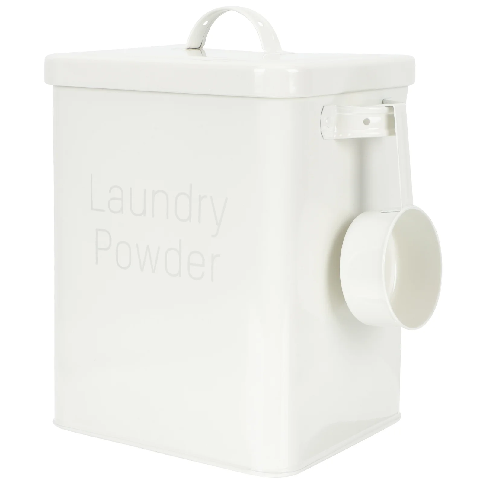 

Lidded Portable Laundry Bead Storage Box Laundry Detergent Bin Flour Container Laundry Organizer Condensate Beads Bucket