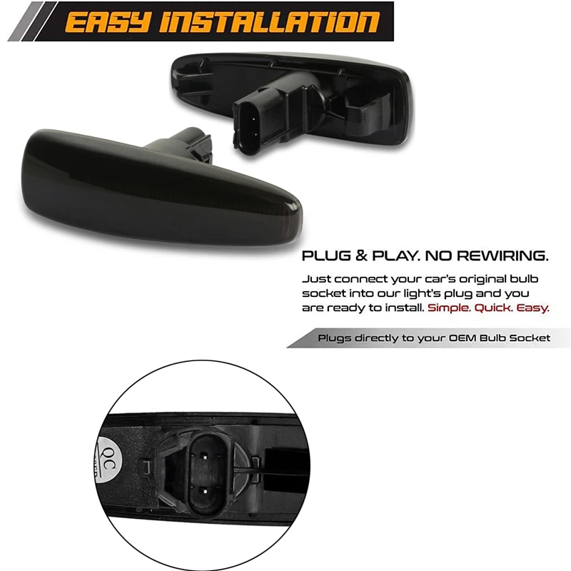 2 шт. для Mitsubishi Lancer Outlander Sport ASX Mirage светодиодные динамические боковые габаритные