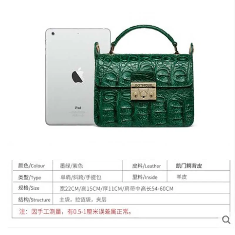 Рисунок 2 - Новинка 2023, женская сумка gete из крокодиловой кожи