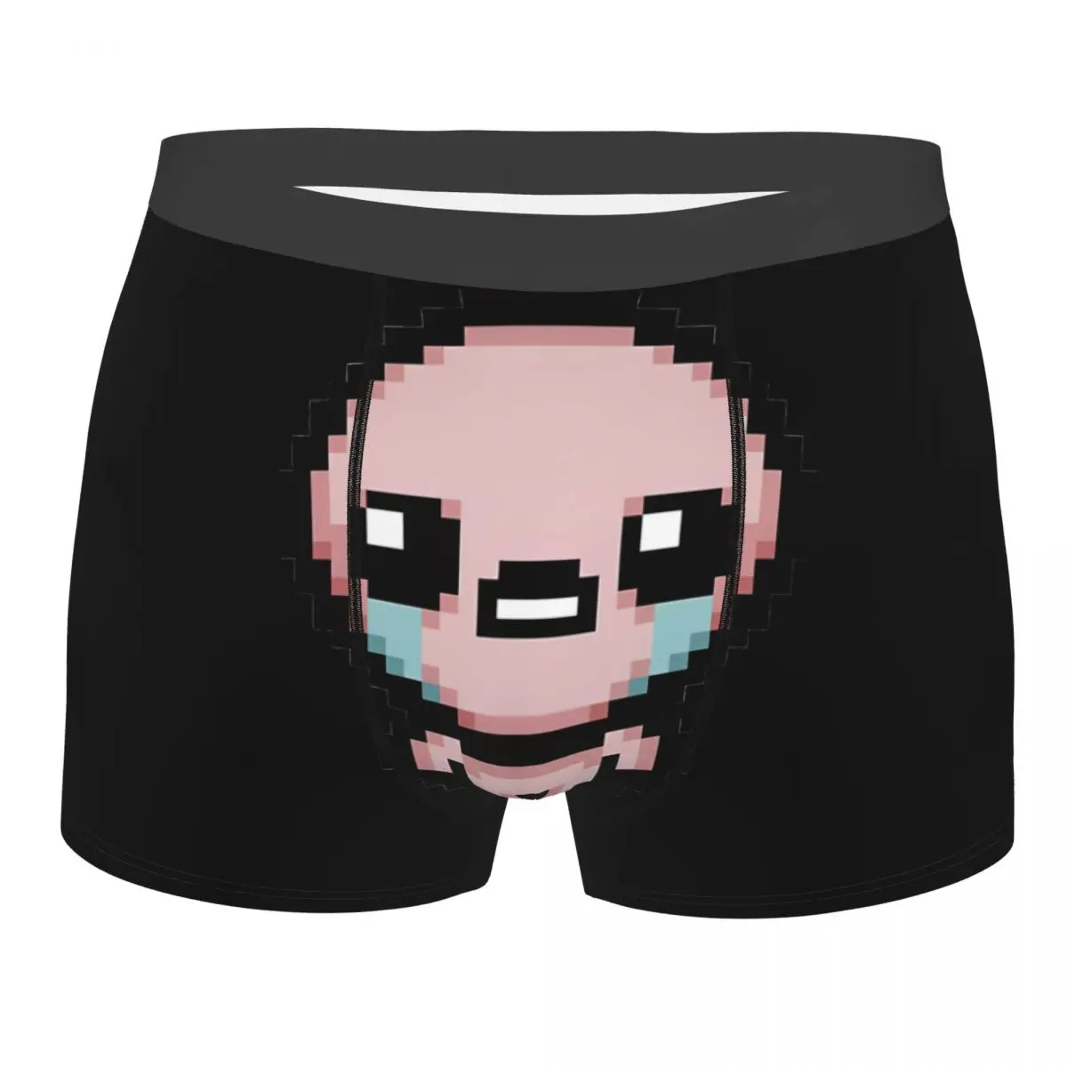 The Binding Of Isaac Pixel Men Underwear Boxer Briefs Shorts Panties Funny Mid Waist Underpants for Homme