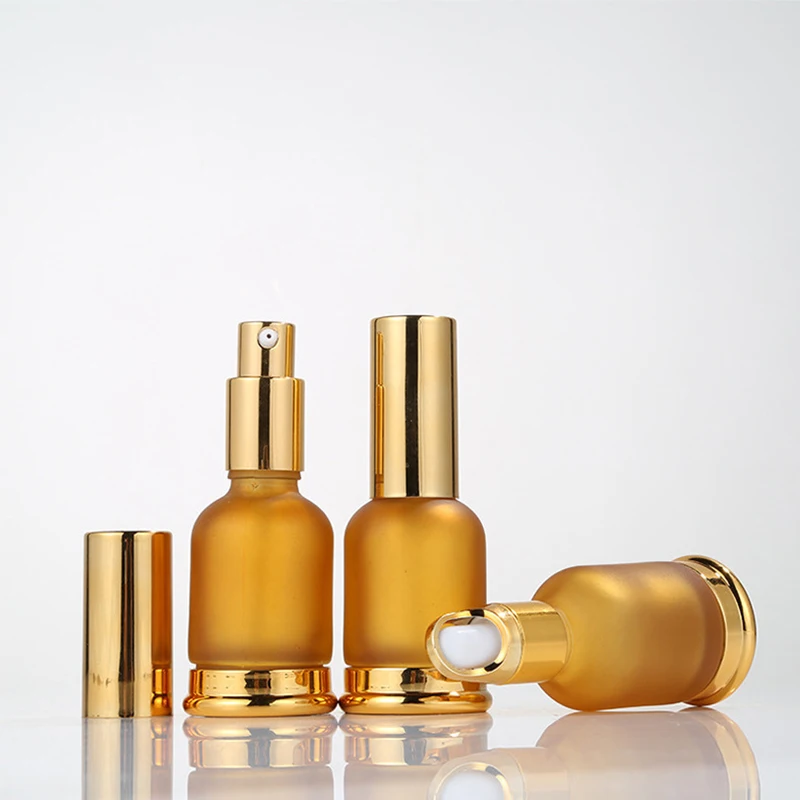 

20ml-50ml 1Pcs Amber Glass Dropper Bottle Perfume Spray Bottle Fine Mist Atomizer Pump Refillable Bottles Travel Essential Oil