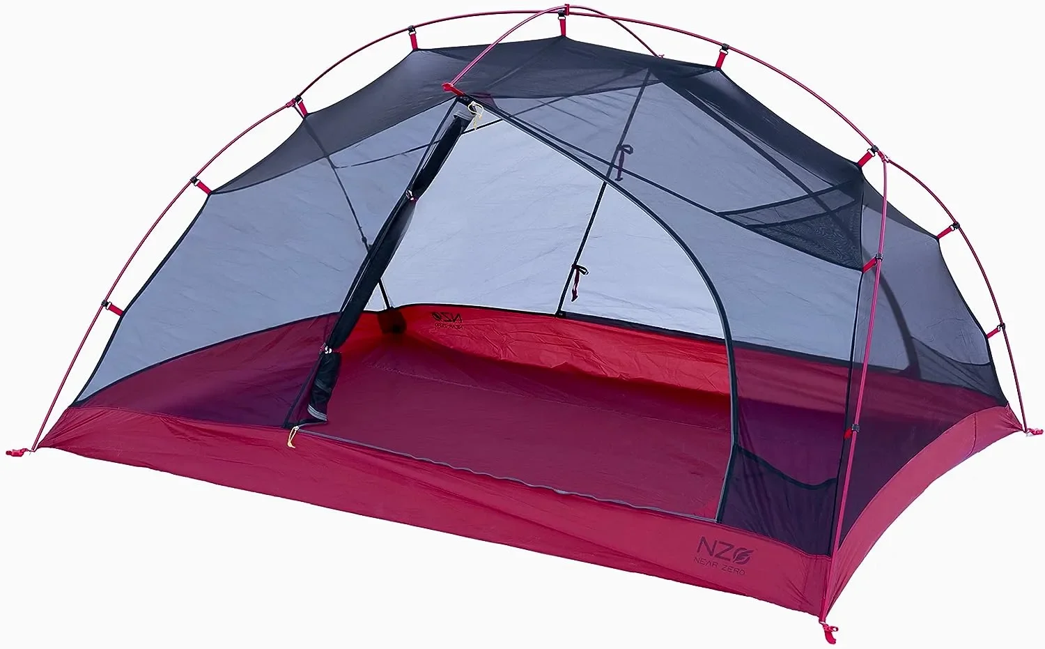 

Zero 2 Person & 3 Person Ultralight Backpacking Tent, 2 Door, 20D Ripstop Waterproof Sealed Nylon, Freestanding, Rainfly, 3