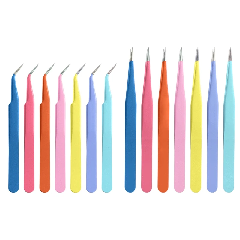 

Портативный Пинцет из нержавеющей стали, разноцветный пинцет, фотоинструмент