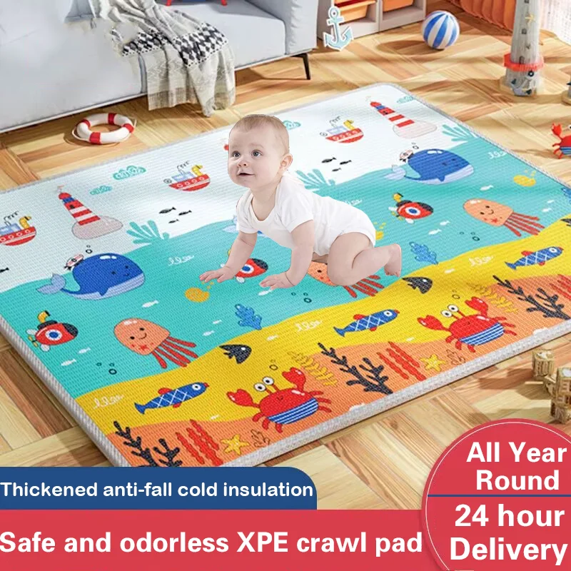 

1cm/0.5cm Thicken XPE Baby Play Mat Toys for Children Rug Whole Playmat Developing Mat Room Crawling Pad Safety Baby Carpet Gift