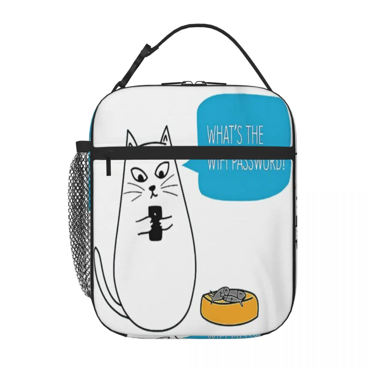 

Милый кавайный котик Heni Rahmawati, прозрачный ланч-тоут, Ланч-бокс, термосумки, Термосумка для холодильника