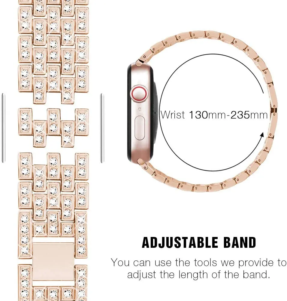 Strap For Apple watch band 6 se 5 4 42mm 38mm Stainless steel for iwatch 5 4 band watch strap bracelet Accessories 44mm 40mm