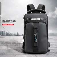 traveling hiking shoulder bag with usb cable chest bag for men women tactical waterproof camping phone crossbody sling backpack