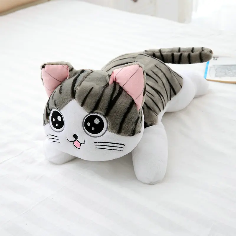 

20cm 5Styles Cat Plush Toys Doll Soft Animal Cheese Cat Stuffed Toys Dolls Pillow For Kids Girl Gifts