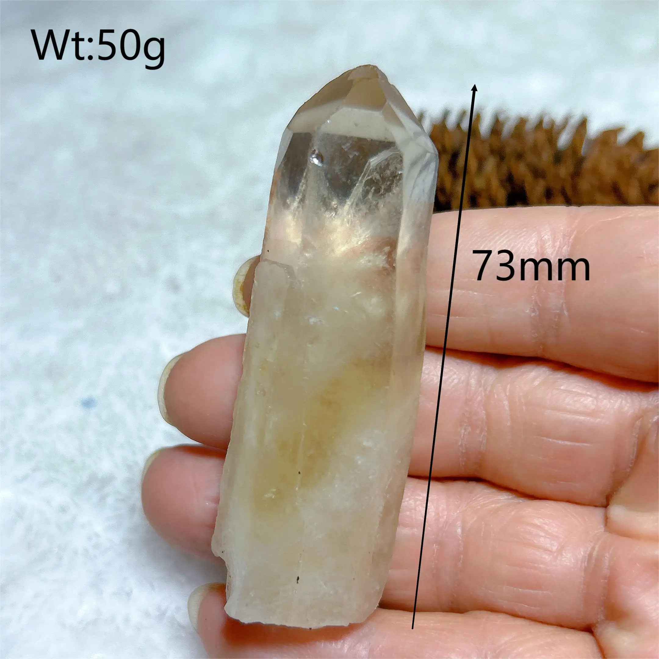 

Бразильский цитрин, образец камня