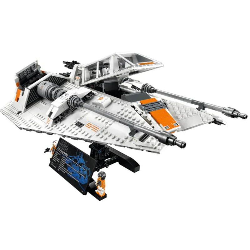 

1703 PCS Edition Space Ship Series Snowspeeder Snowfield Aircraft Fit Building Blocks DIY Bricks Kids for Toys Gift Figures