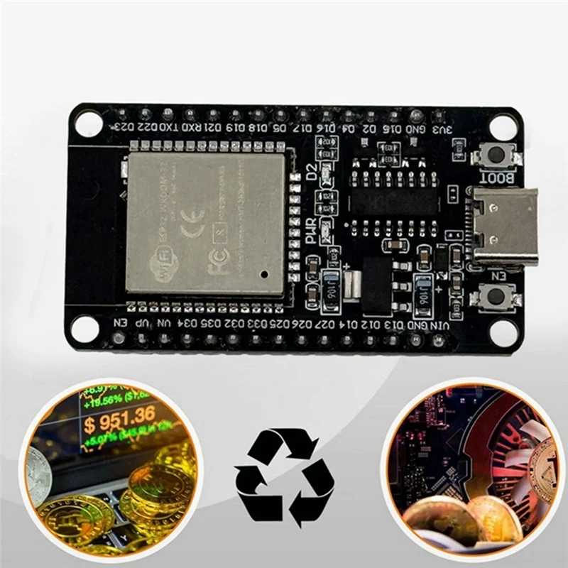 2 шт. BTC Miner Pro+ Solo Miner с хешрейтом 850KHS, чипом ESP32, Wi-Fi, низким энергопотреблением + адаптер для дома и офиса - EFT (art.: 3920d8e009627) - 3920d8e009627