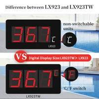 water temperature sensor hydrometer and thermometer probe thermometer for swimming pool aquarium cf switching function