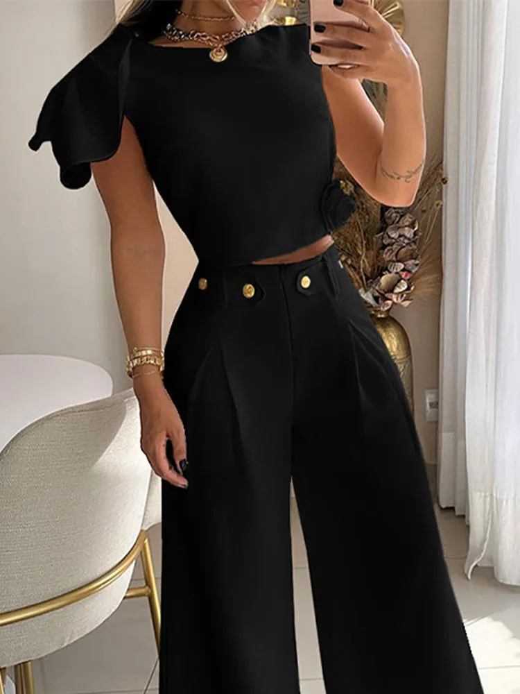 Deioao женский комплект футболка и брюки