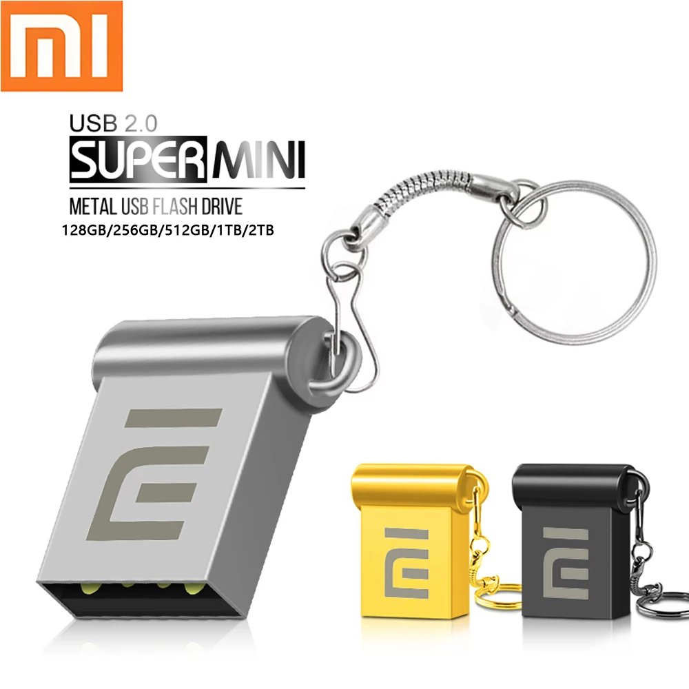 

Металлический USB-флеш-накопитель Xiaomi 2,0, 128 ГБ, 256 ГБ, 512 ГБ, 1 ТБ, 128 ГБ