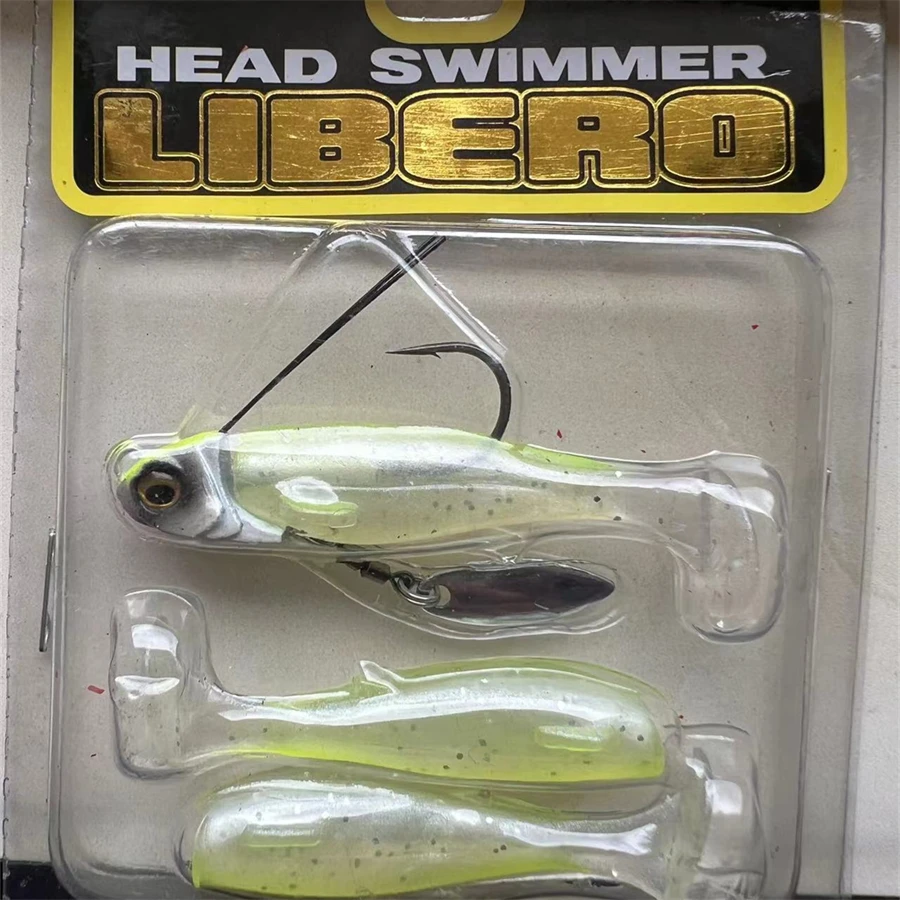 LURETV Япония импортировала RAID HEADSWIMMER LIBERO свинцовый живот вращающаяся приманка для