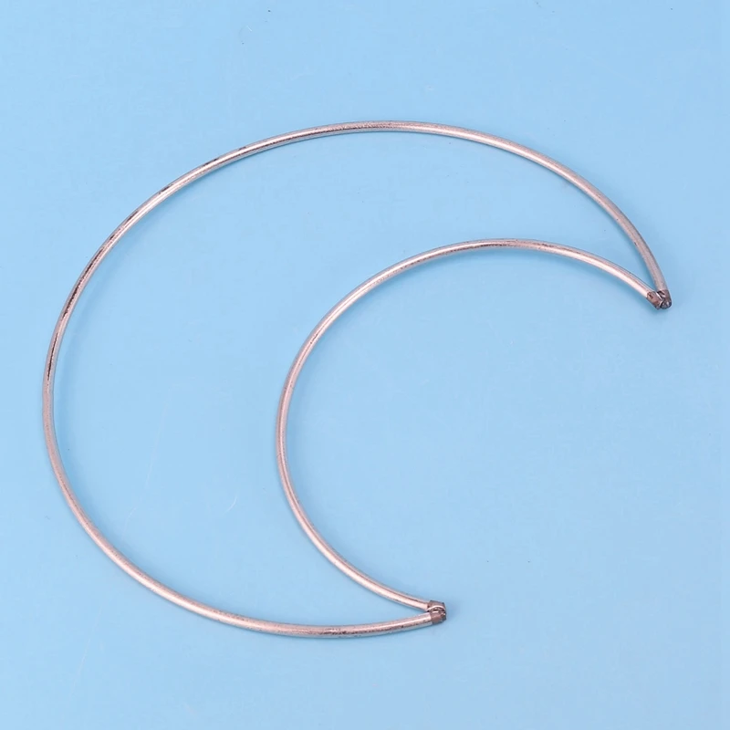 2X Лунная звезда Ловец снов металлические кольца-обручи круглые макраме для