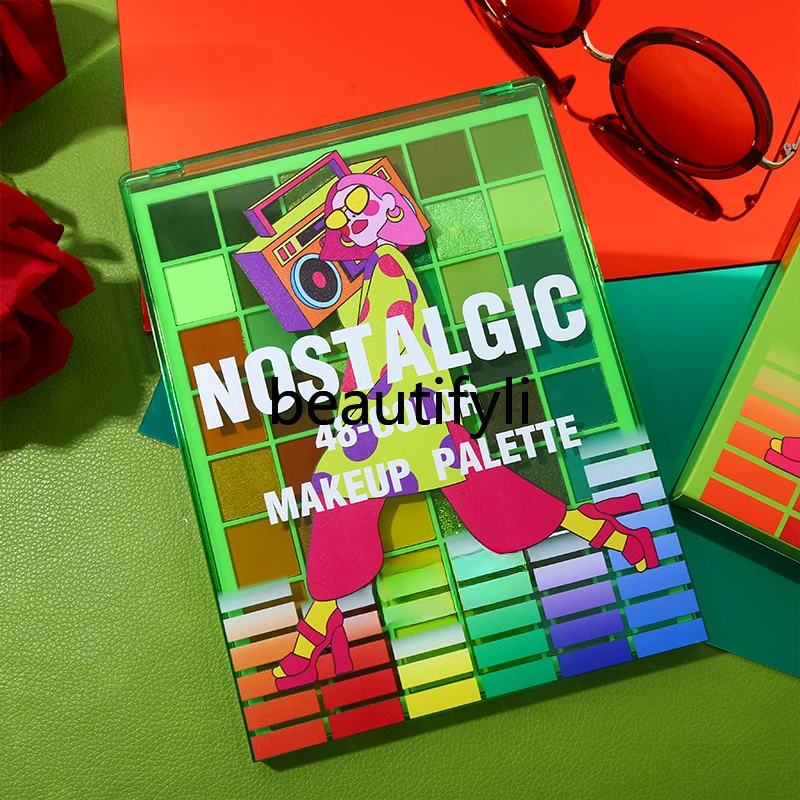 48 цветов искусственная кожа синий мятно-зеленый цвет детский сценический макияж