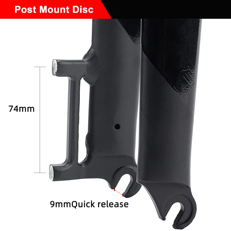 Сверхлегкая Велосипедная вилка передняя из алюминиевого сплава для дискового