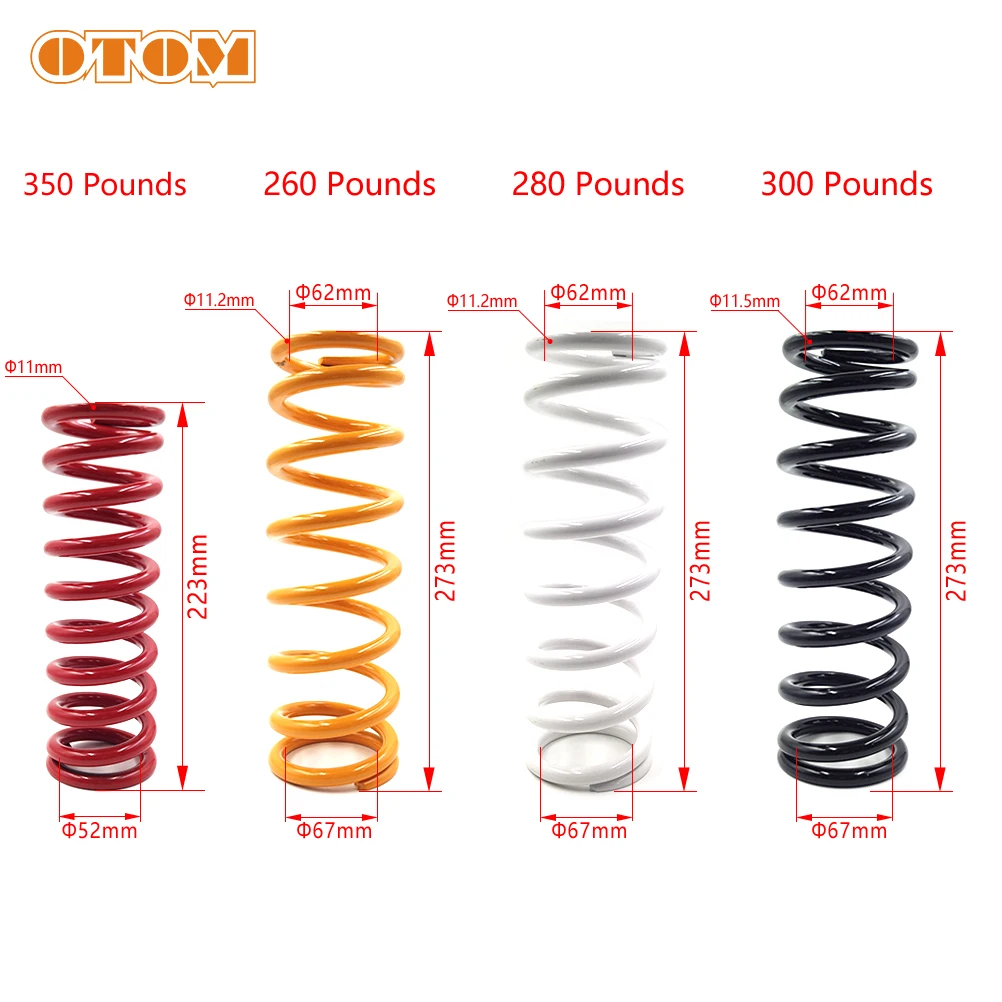 

OTOM FASTACE Rear Shock Absorber Coil Spring 223mm 273mm Mountain Bike Suspension For AVANTIS ENDURO KAYO BSE GUIZUN Motorcycle