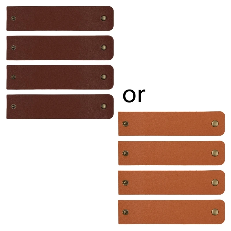 

Кольцо ручной работы из натуральной кожи для салфеток на Пасху, День благодарения, милый подарок на день Святого Валентина, Пасху, День благодарения, R9UF, 4 шт.